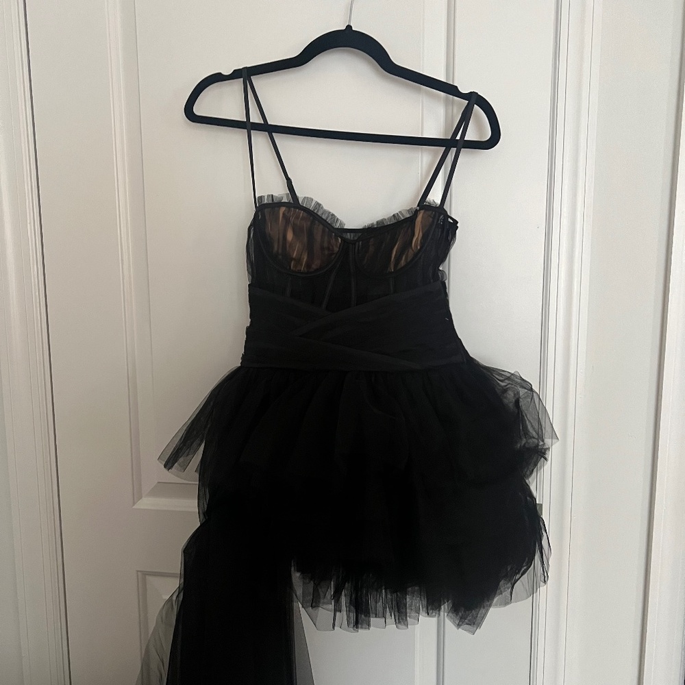Revolve NBD Black Shay Mini Dress XXS New